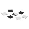 Magnetoplan Takkis öntapadós mágnesek 30 x 20 mm - 45 db, fekete