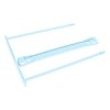 Fellowes klip archiválása, 100 mm hosszú - 20 db, kék