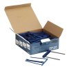 Fellowes klip archiválása, 100 mm hosszú - 50 db, kék