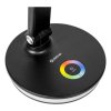 Platinet asztali lámpa 12 W, RGB világítás + USB, fekete