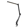 Platinet Flexy asztali lámpa 10 W, 1 kar + klip, fekete