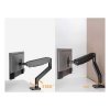 Brateck LDT60-C012 Heavy Duty monitor tartó, 1 kar, fekete