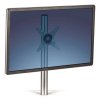 Fellowes Sit-Stand Lotus monitor tartó, 1 kar, ezüst