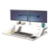 Fellowes Sit-Stand Lotus monitor tartó, 2 kar, ezüst