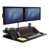 Fellowes Sit-Stand Lotus monitor tartó, 2 kar, ezüst