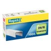 Rapid kapcsok 24/6 Standard - 1000 db, ezüst