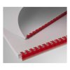Eurosupplies műanyag kötésgerincek 14 mm - 100 db, piros