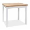 Adam étkezőasztal 90 x 65 cm, lancelot tölgy / fehér