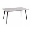 Rion étkezőasztal 130 x 70 cm, szürke / fekete