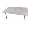 Rion étkezőasztal 160 x 90 cm, szürke / fekete