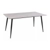 Rion étkezőasztal 160 x 90 cm, szürke / fekete