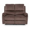 Bud Velvet dönthető kanapé, kétüléses, barna