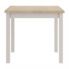 Adam étkezőasztal 80 x 80 cm, cremona tölgy / krém