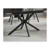 Maxwell II étkezőasztal 140 x 80 cm, fekete