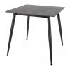 Rion étkezőasztal 80 x 80 cm, fekete