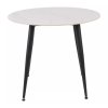 Rion étkezőasztal - 90 cm átmérő, márvány / fekete