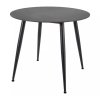 Rion étkezőasztal - 90 cm átmérő, fekete