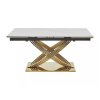 Xerxes II étkezőasztal, márvány / arany