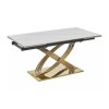 Xerxes II étkezőasztal, márvány / arany