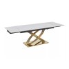 Xerxes II étkezőasztal, márvány / arany