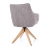 Azalia D II étkezőszék, szürke / tölgy
