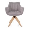 Azalia D II étkezőszék, szürke / tölgy