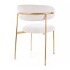 Sally III étkezőszék, krém / arany
