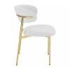 Sally III étkezőszék, krém / arany