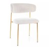 Sally III étkezőszék, krém / arany