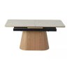 Girona étkezőasztal, kő / tölgy