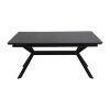 Lumiere étkezőasztal 160 x 90 cm, fekete