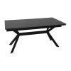 Lumiere étkezőasztal 160 x 90 cm, fekete