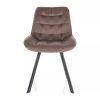 Albons Velvet étkezőszék, barna