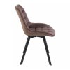 Albons Velvet étkezőszék, barna