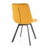 Albons Velvet étkezőszék, sárga