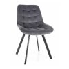 Albons Velvet étkezőszék, szürke