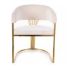 Brimont étkezőszék, krém / arany