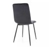Freville Velvet étkezőszék, fekete