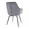 Montale Velvet étkezőszék, szürke