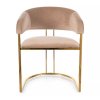 Murata étkezőszék, bézs / arany
