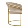 Murata étkezőszék, bézs / arany