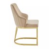 Olten étkezőszék, bézs / arany