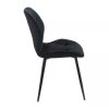 Stigia étkezőszék, fekete