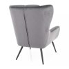 Arroyal Velvet fotel, szürke