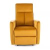 Maxime Velvet állítható fotel, sárga