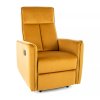 Maxime Velvet állítható fotel, sárga