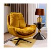 Treviso Velvet fotel, sárga