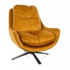 Treviso Velvet fotel, sárga