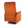 Vinci Velvet masszázsfotel, narancs