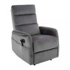 Vinci Velvet masszázsfotel, szürke